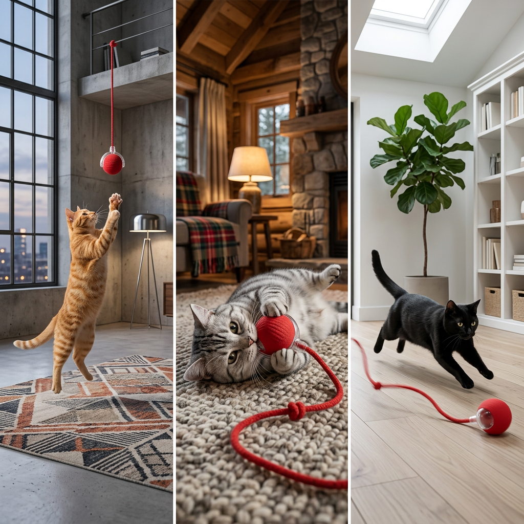 Intelligent interactive cat Toy ball