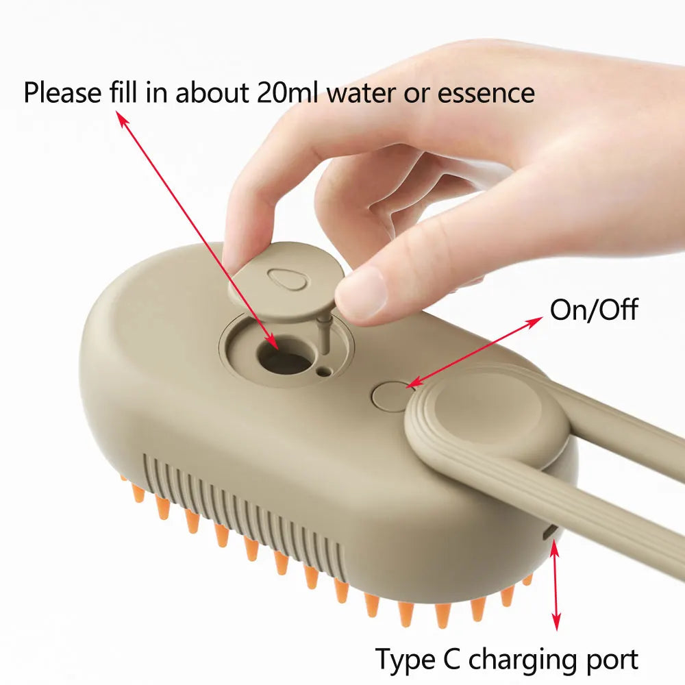 3 in 1 Cat & Dog Hair Removal Brush