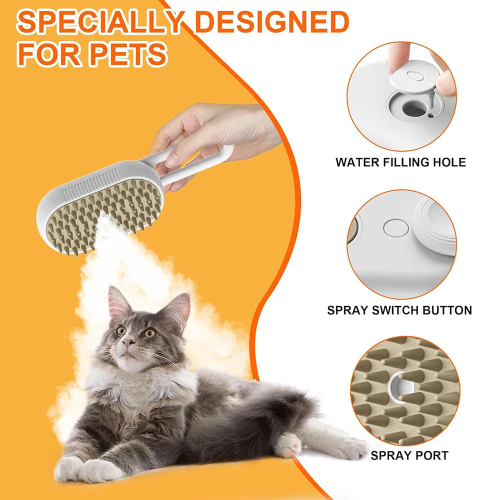 3 in 1 Cat & Dog Hair Removal Brush
