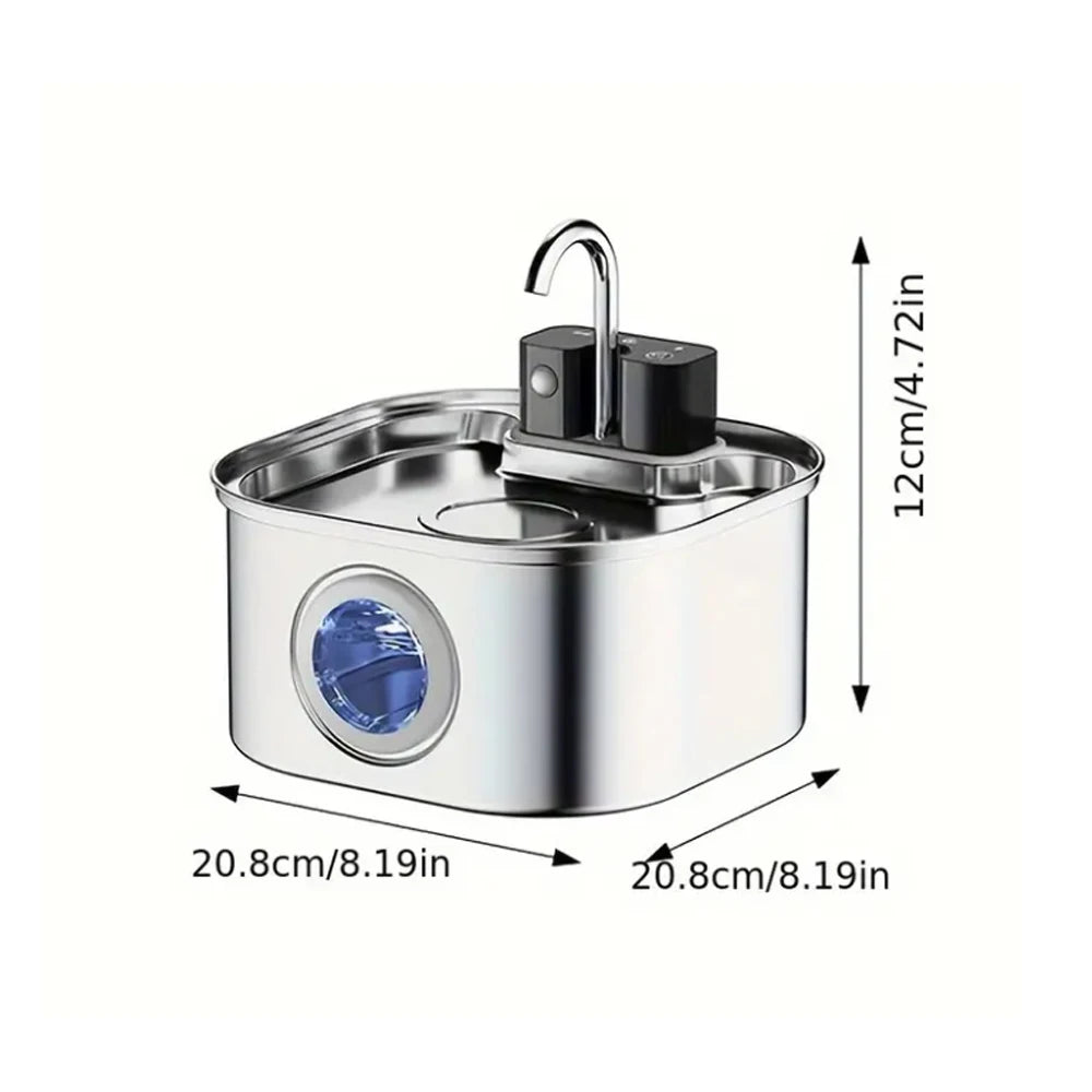 Smart Pet Water Fountain - 3L Wireless Auto Sensor Dispenser for Cats & Dogs